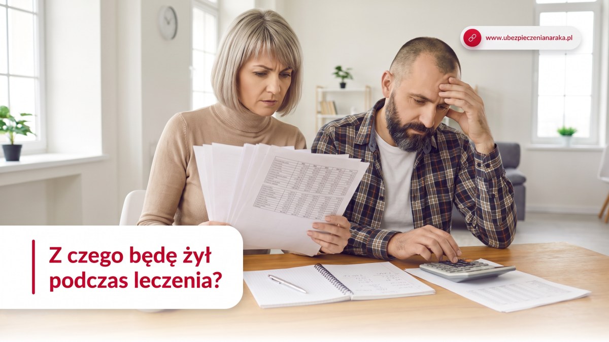 Para analizuje domowe faktury i wyliczenia podczas długiej choroby